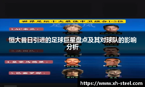 恒大昔日引进的足球巨星盘点及其对球队的影响分析